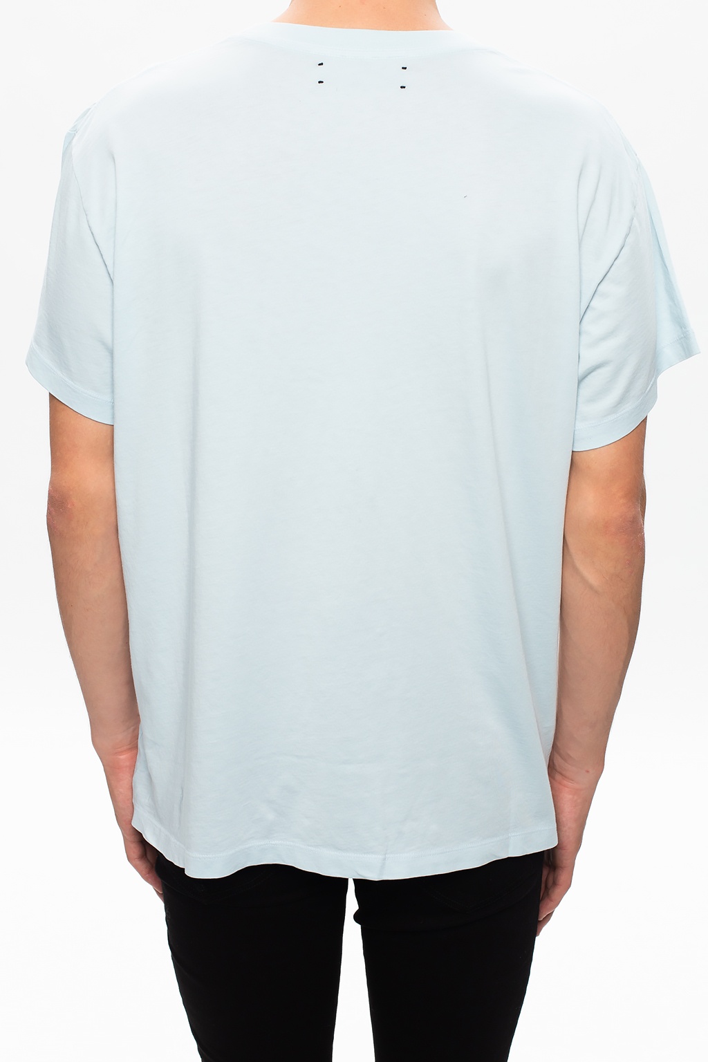 Light blue Logo - SchaferandweinerShops Italy - printed T
